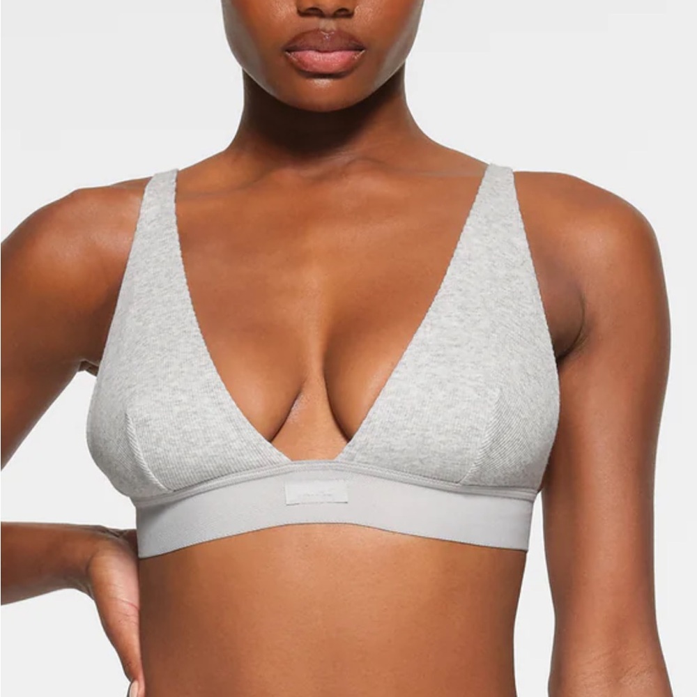 Skims heather gray bralette